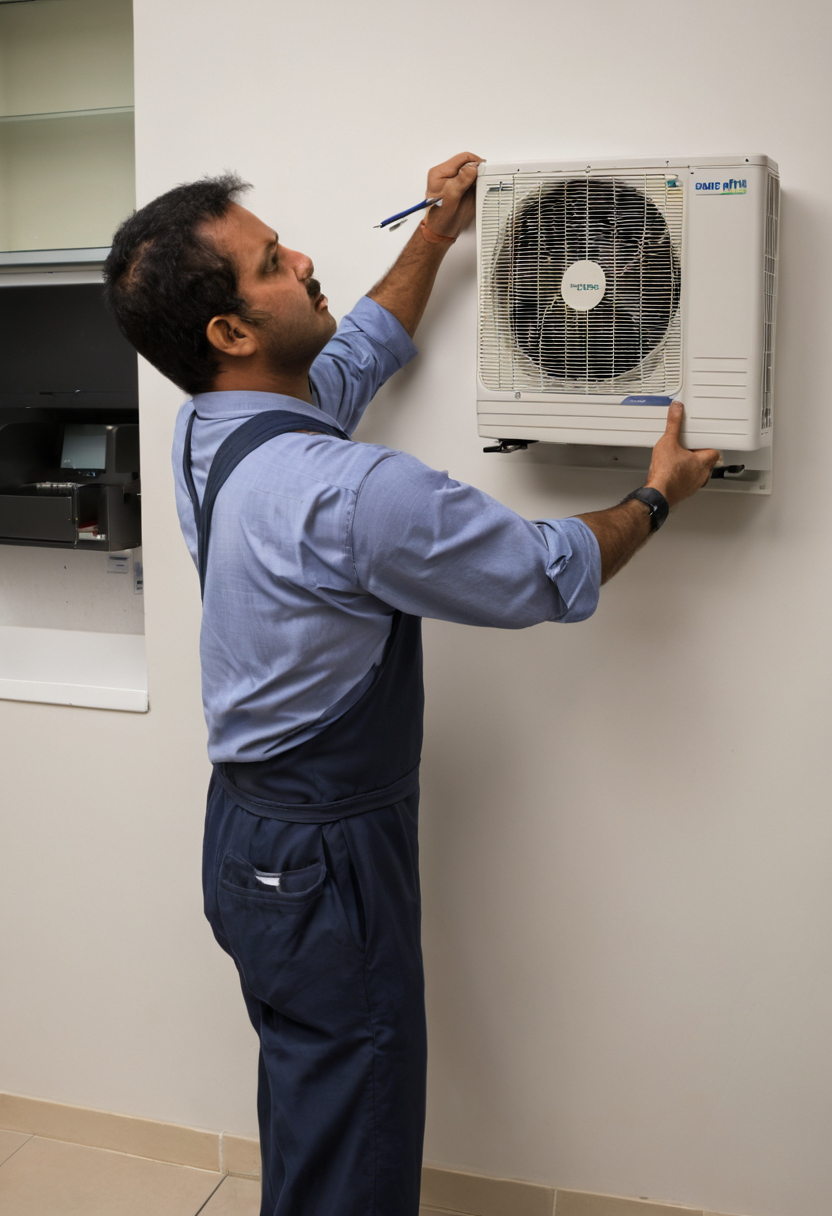 Professional-services visual for A Dubai villa air-conditioning replacement requires a fresh cooling-load and ventilation assessment